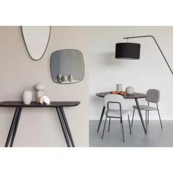 Ronde Eettafels-Housecraft Living Housecraft Webster Eettafel Rond Hout 180x90 cm Bruin