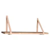 House Nordic Housenordic Wandplank Forno - 120 x 20 cm - Bruin