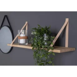 House Nordic Housenordic Wandplank Forno - 120 x 20 cm - Bruin