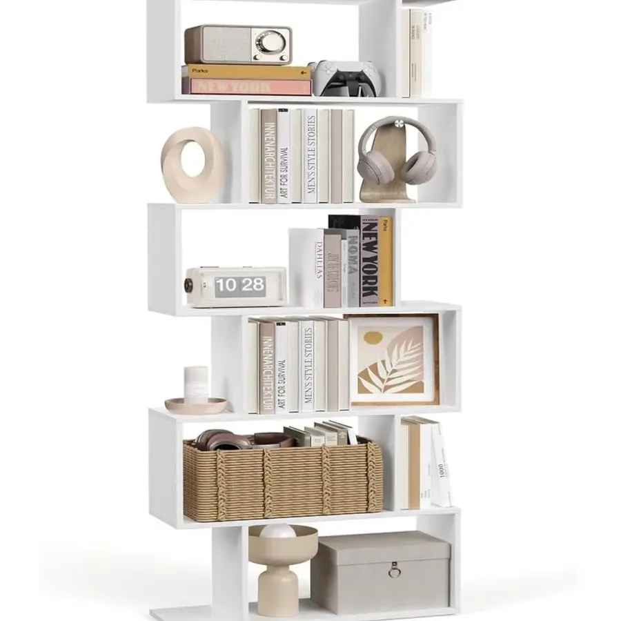Boekenkasten|Boekenkasten-Bobbel Home Houten Boekenkast Standaardplank Boekenrek - Boekenkasten