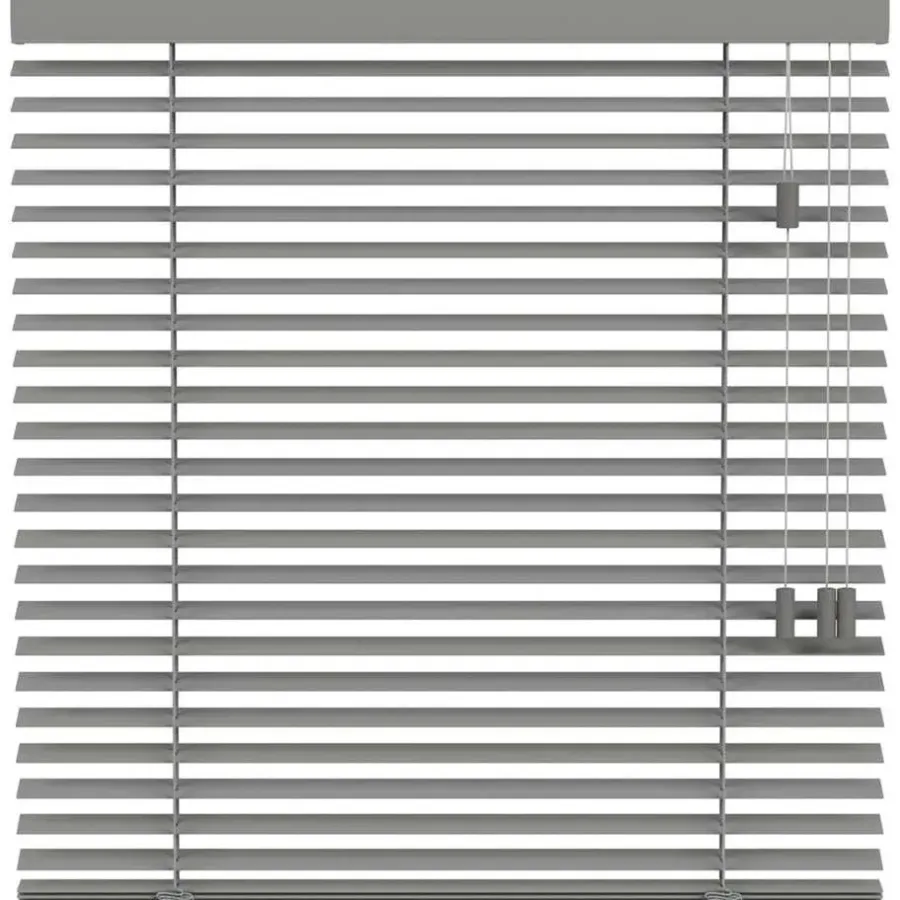 Leen Bakker Houtlook jaloezie 50mm - grijs (20221)