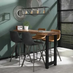 Hoyz Collection Hoyz - Bartafel Boomstam - 150cm breed - 4 Personen - 50x150x92
