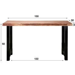 Hoyz Collection Hoyz - Bartafel Boomstam - 150cm breed - 4 Personen - 50x150x92