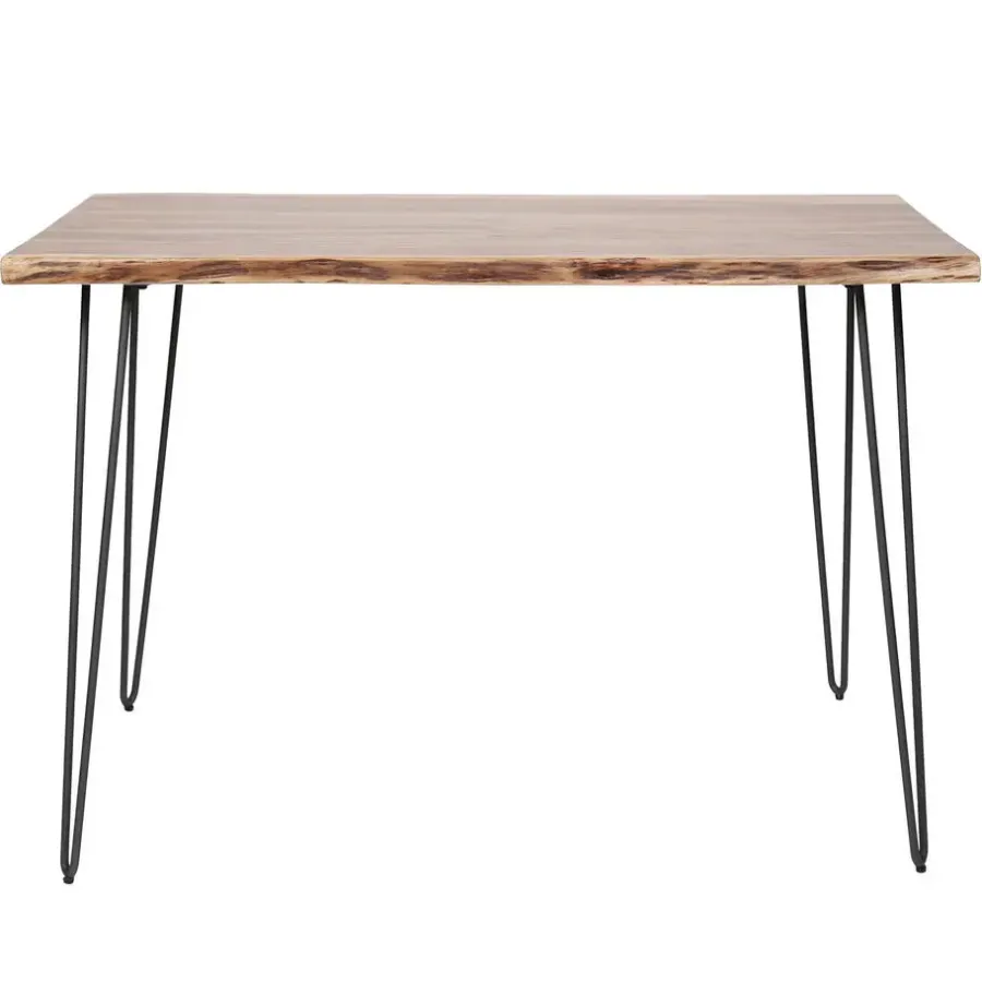Hoyz Collection Hoyz - Bartafel Edge - Massief Acaciahout - Industrieel - 130x70x92