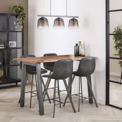 Hoyz Collection Hoyz - Bartafel Edge - 80x147x92 - 4 Personen - Hout