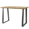 Bartafels-Hoyz Collection Hoyz - Bartafel Industrieel - Massief Mangohout - Blank - Trapezium - 135x70x92