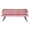 Hoyz Collection Hoyz - Eetkamerbank Raster - 180cm Breed - Roze