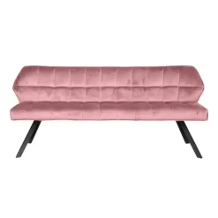 Hoyz Collection Hoyz - Eetkamerbank Raster - 180cm Breed - Roze
