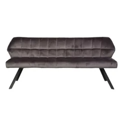 Hoyz Collection Hoyz - Eetkamerbank Raster - 180cm Breed - 3 Personen - Grijs
