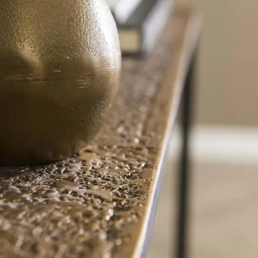 Hoyz Collection Hoyz - Haltafel iron metallic - Brons antiek