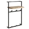 Kapstokken-Hoyz Collection Hoyz - Kapstok Air Solid Hoog - 6 Haken - Massief Acaciahout - 100x51x80