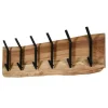 Hoyz Collection Hoyz - Kapstok Edge met 12 haken - Grijs - Wandkapstok