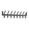 Hoyz Collection Hoyz - Kapstok Industrieel met 16 haken - Grijs - Wandkapstok 78cm breed