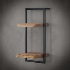 Hoyz Collection Hoyz - Wandplank Edge - 30cm - Acaciahout - Bruin