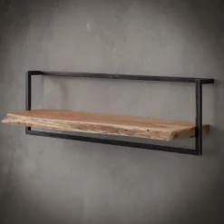 Hoyz Collection Hoyz - Wandplank Edge - 100cm - Acaciahout - Bruin