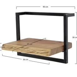 Hoyz Collection Hoyz - Wandplank Edge - 40cm - Acaciahout