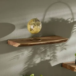 Wandplanken-Hoyz Collection Hoyz - Wandplank Edge - 60cm Breed - Bruin - Acaciahout