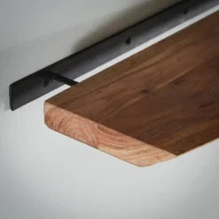 Wandplanken-Hoyz Collection Hoyz - Wandplank Edge - 60cm Breed - Bruin - Acaciahout