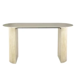 Bartafels-Hoyz Collection - Bartafel Romano Arch Plat Ovaal 180cm - Keramiek Travertin
