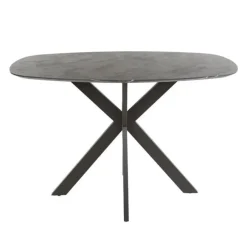 Hoyz Collection - Bartafel Kruisframe Deens Ovaal - 3D Zwart Bruin