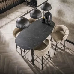 Bartafels-Hoyz Collection - Bartafel Deens Ovaal - 3D Zwart Bruin