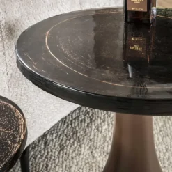 Hoyz Collection - Bijzettafel Eclipse Druppel S - Koper Antiek Finish