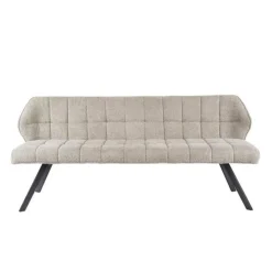 Eetkamerbanken-Hoyz Collection - Eetkamerbank Raster - Boucle Zandkleur