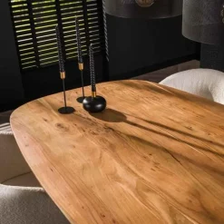 Hoyz Collection - Eetkamertafel Arhus Solid 180cm - Acaciahout - 6 personen