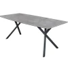 Hoyz Collection - Eetkamertafel blad ovaal - Betonlook - Grijs -160x90cm