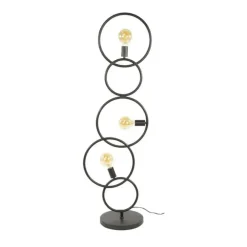 Staande Lampen-Hoyz Collection - Vloerlamp Loop 3-lichts - Artic Zwart