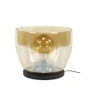 Staande Lampen-Hoyz Collection - Vloerlamp UP XXL - Amberkleurig Glas - Ø48