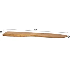 Wandplanken-Hoyz Collection - Wandplank 120cm Organic - Massief Acacia Naturel