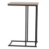 H&S Collection Bijzettafel - zwart/bruin - 40 x 26 x 58 cm