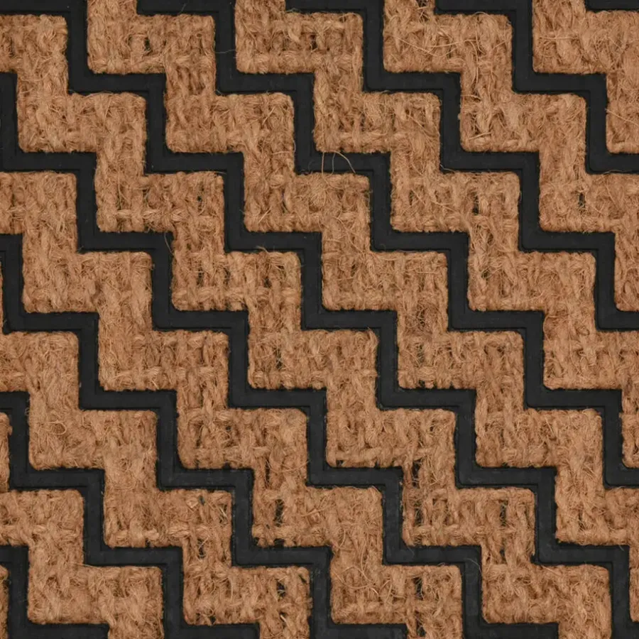 Deurmatten-H&S Collection Deurmat - binnen en buiten - kokos - 60 x 40 cm