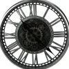 Klokken-H&S Collection Wandklok Bologna - D51 cm - zwart/zilver