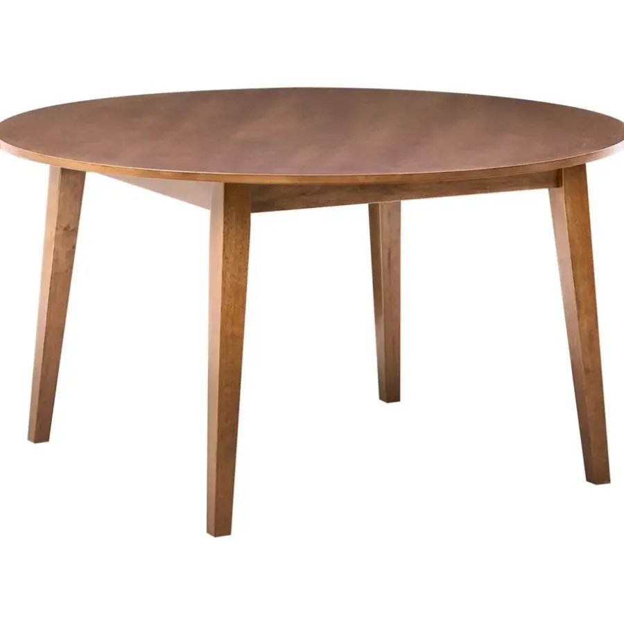 Ronde Eettafels-Leen Bakker HUNTLEY - Eettafel - Donkerhout - 140 cm - MDF