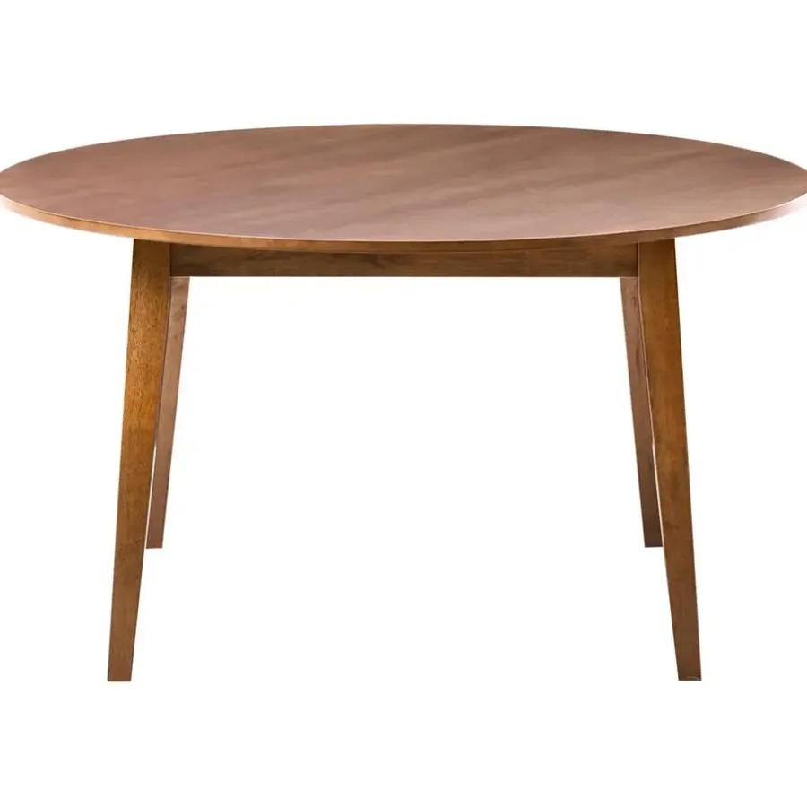 Ronde Eettafels-Leen Bakker HUNTLEY - Eettafel - Donkerhout - 140 cm - MDF