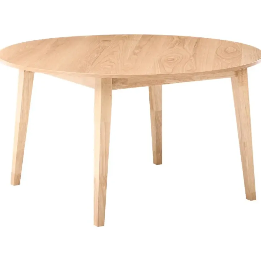 Ronde Eettafels-Leen Bakker HUNTLEY - Eettafel - Lichtbruin - 140 cm - MDF