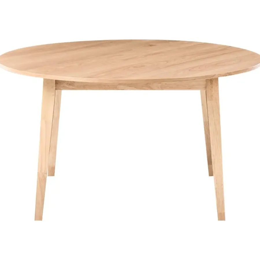 Ronde Eettafels-Leen Bakker HUNTLEY - Eettafel - Lichtbruin - 140 cm - MDF