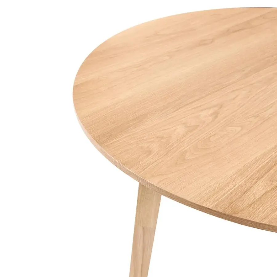 Ronde Eettafels-Leen Bakker HUNTLEY - Eettafel - Lichtbruin - 140 cm - MDF