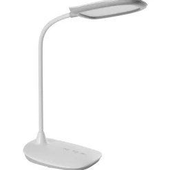 Leen Bakker HYDRA - Bureaulamp LED - Wit - Synthetisch materiaal