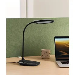 Bureaulampen|Bureaulampen-Leen Bakker HYDRA - Bureaulamp LED - Zwart - Synthetisch materiaal
