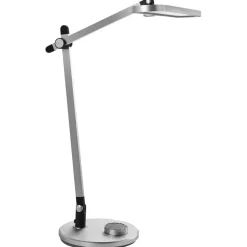 Bureaulampen|Bureaulampen-Leen Bakker HYDRUS - Bureaulamp LED - Zilver - ABS