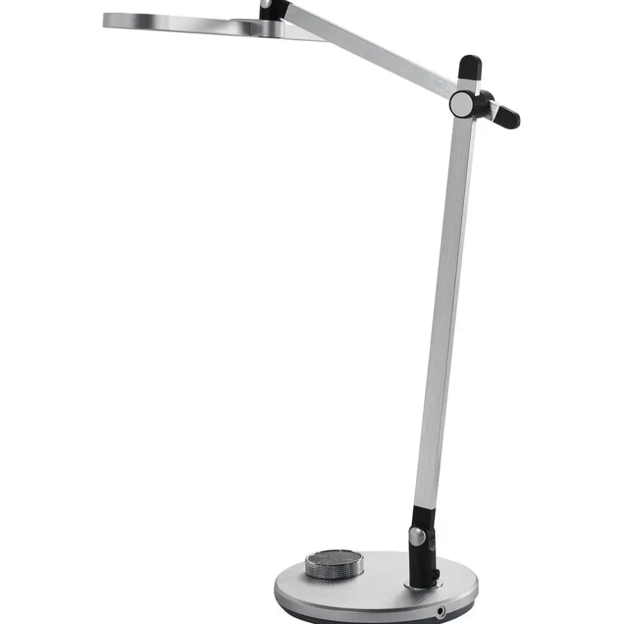 Bureaulampen|Bureaulampen-Leen Bakker HYDRUS - Bureaulamp LED - Zilver - ABS