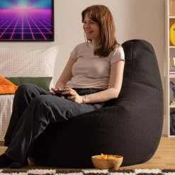 Zitzakken-icon - Dalton XL Zitzak Fauteuil - Gaming - Zwart