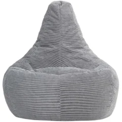 icon - Dalton XL Zitzak Fauteuil - Gaming - Ribfluweel - Grijs