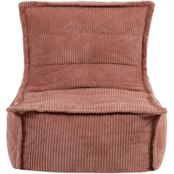 Zitzakken-icon - Dolce Lounge Zitzak - Ligstoel - Ribfluweel Fauteuil - Oud roze