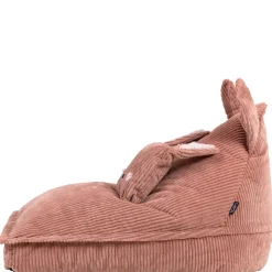 icon - Kinderzitzak Stoel Konijn - Ribfluweel - Roze