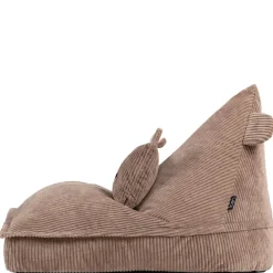 Zitzakken-icon - Kinderzitzak Stoel Teddybeer - Ribfluweel - Bruin