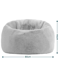icon - Kingston Kinderzitzak - Fleece - Grijs
